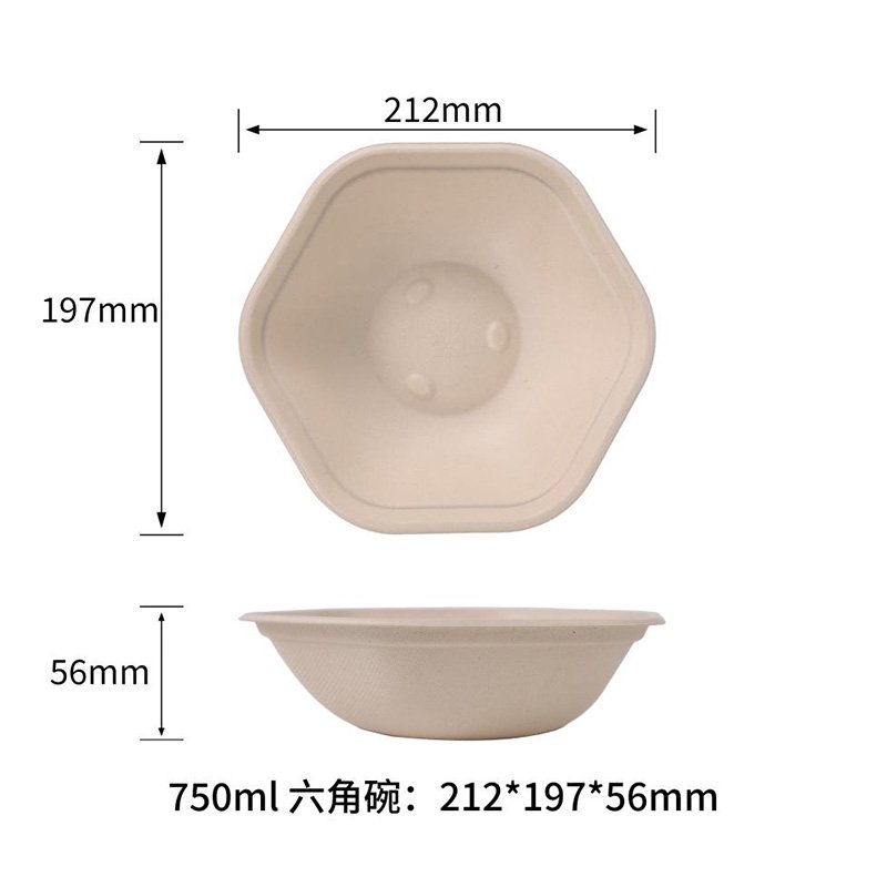 Bagasse Disposable Bowls