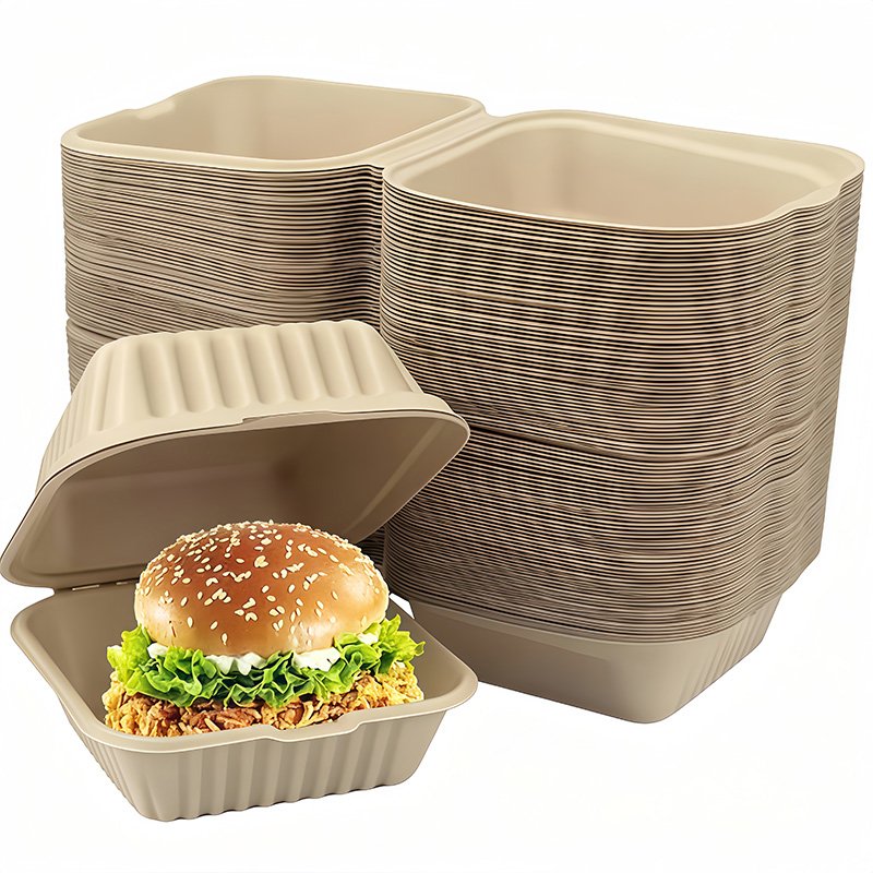 Bamboo Hamburger Box