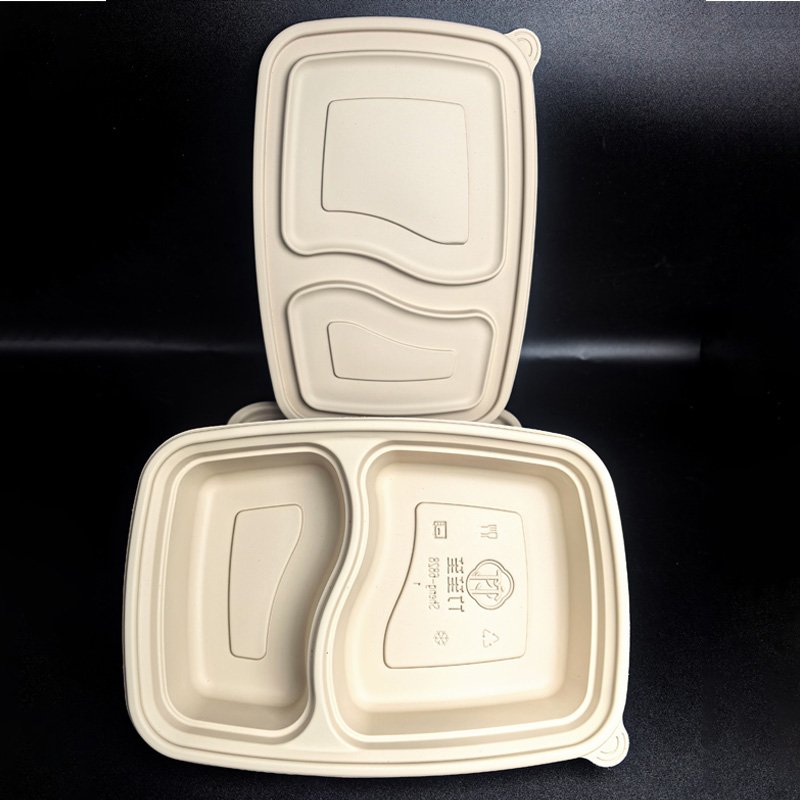 Bamboo Disposable Tray 2-com 235*150*60--800ml