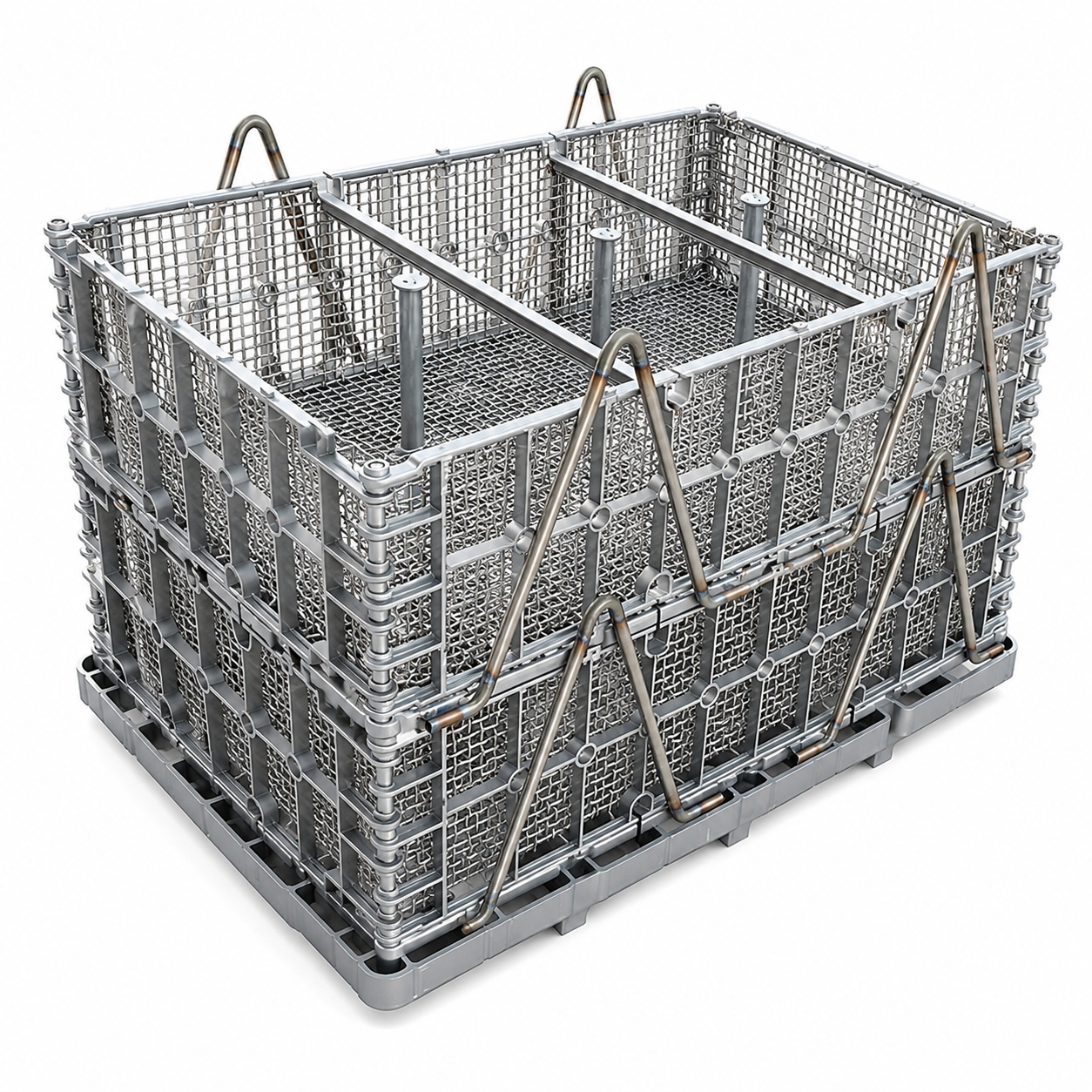 Custom heat treatment basket