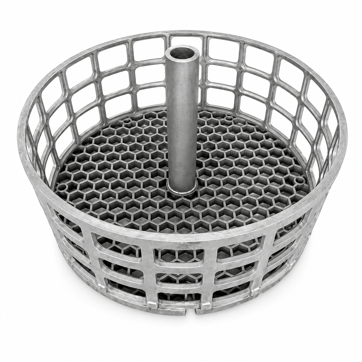 Heat-resistant alloy basket