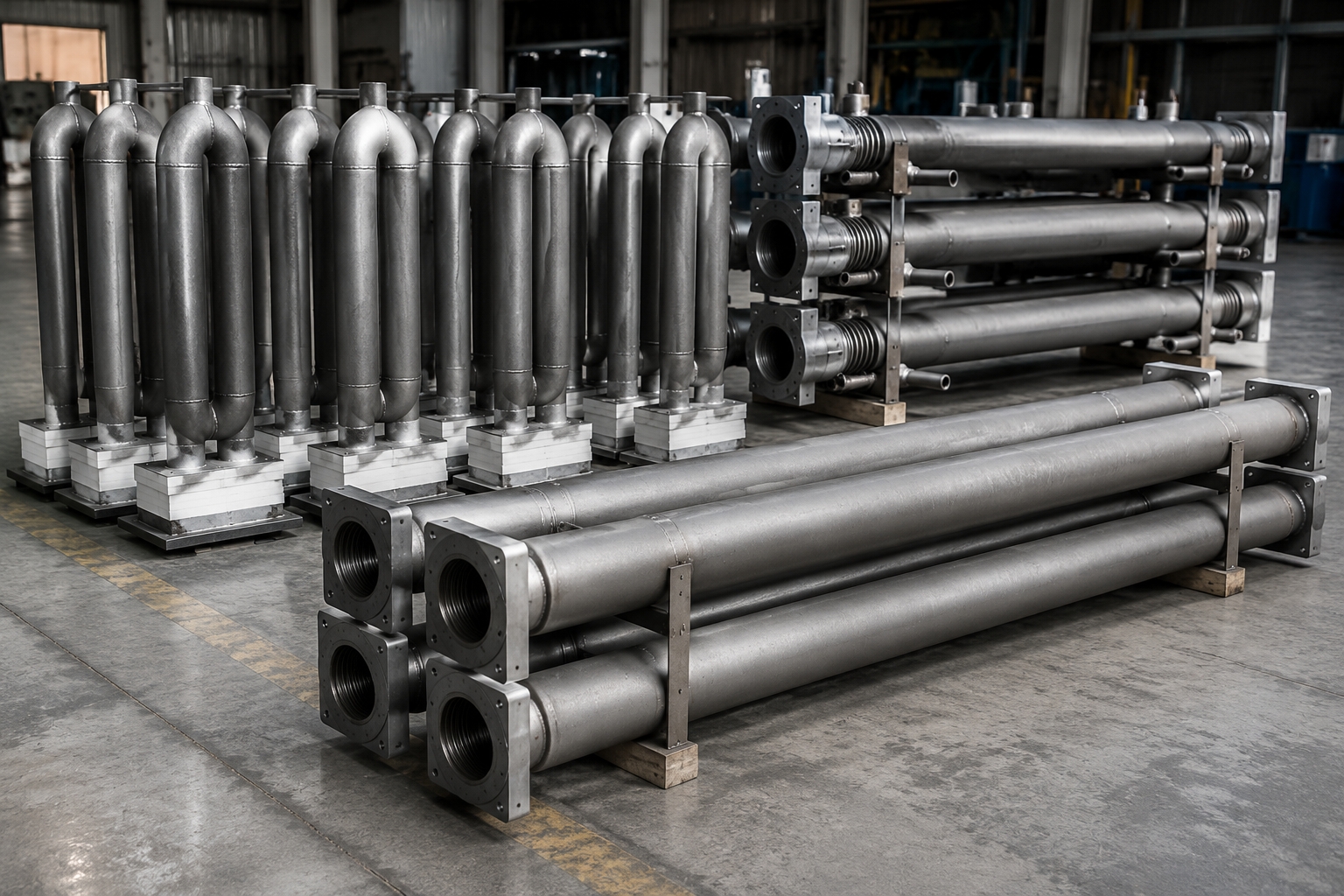 Industrial furnace radiant tube manufacturing