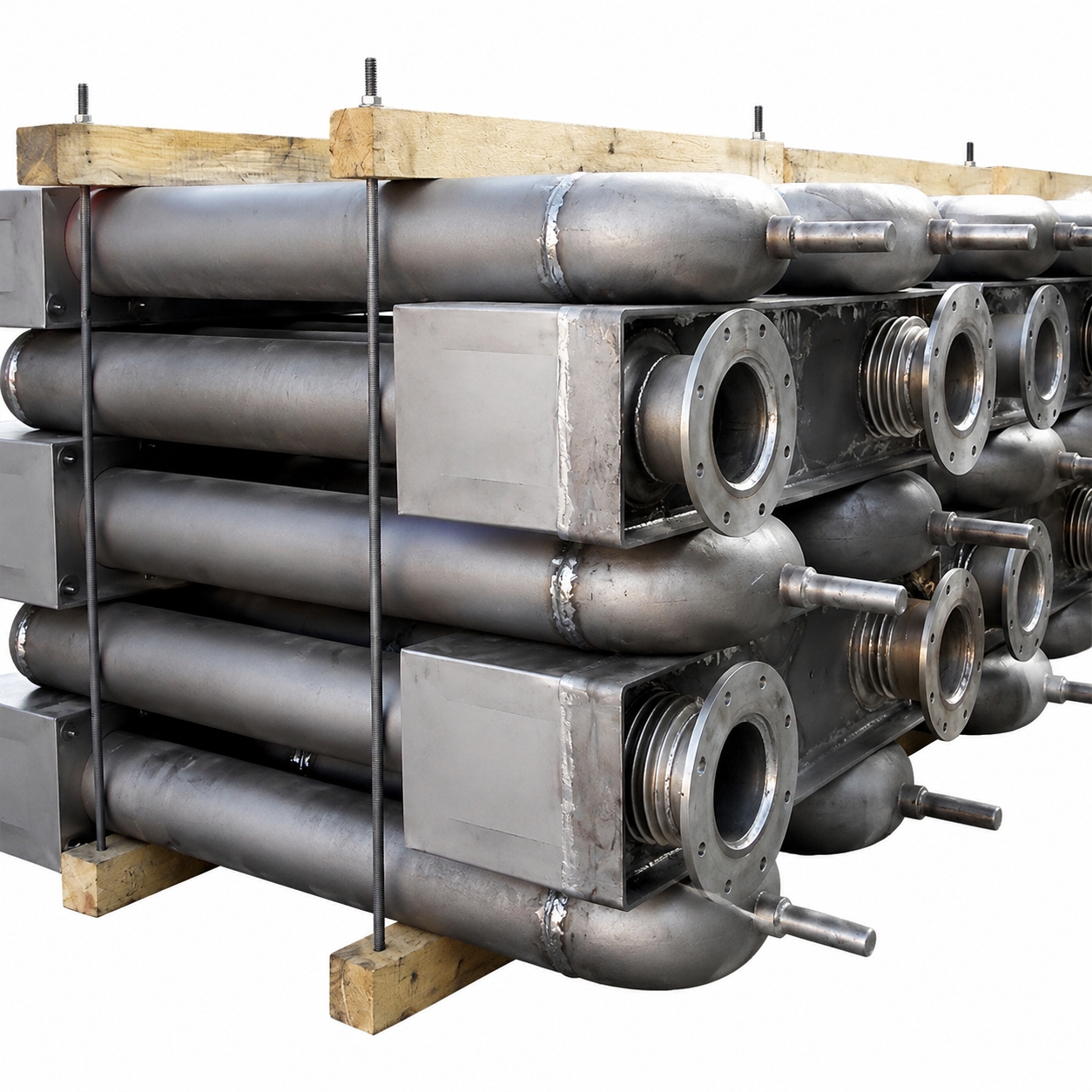 Heat-resistant radiant tube components