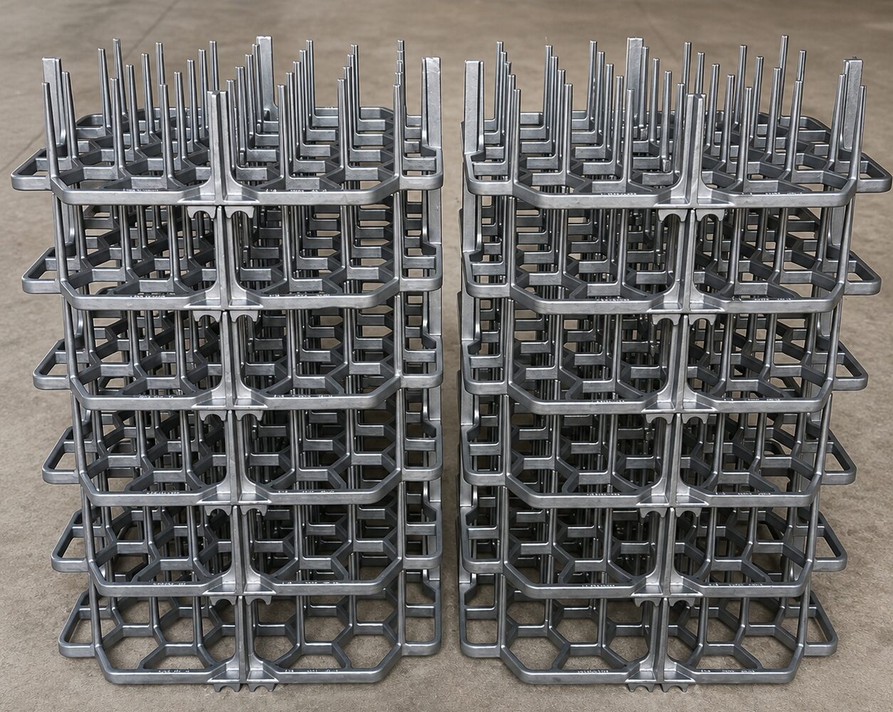 Custom heat treatment fixture detail