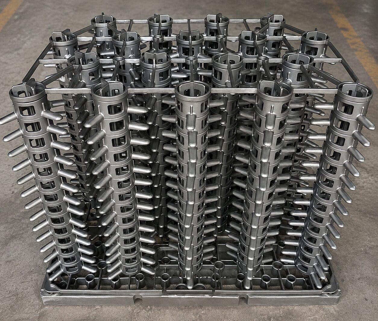 Heat-resistant furnace fixture assembly