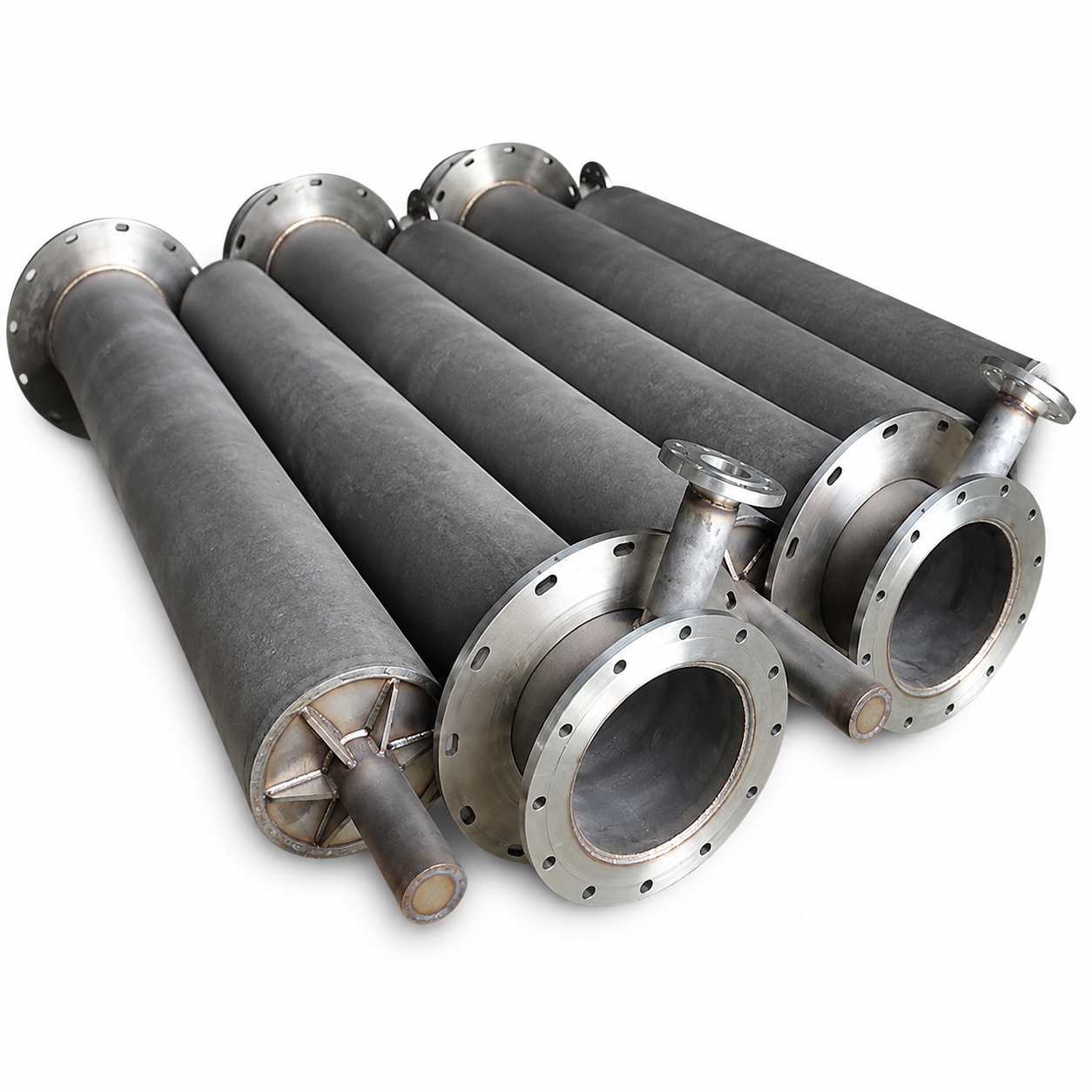 Custom industrial furnace radiant tubes
