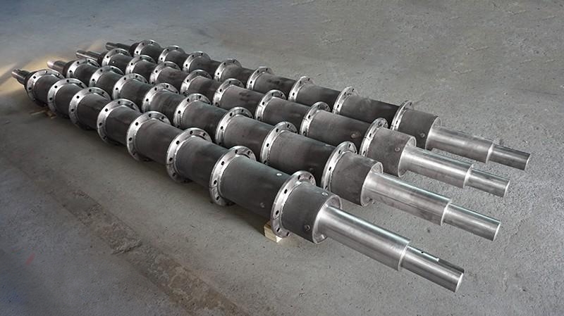 Roller hearth furnace rolls