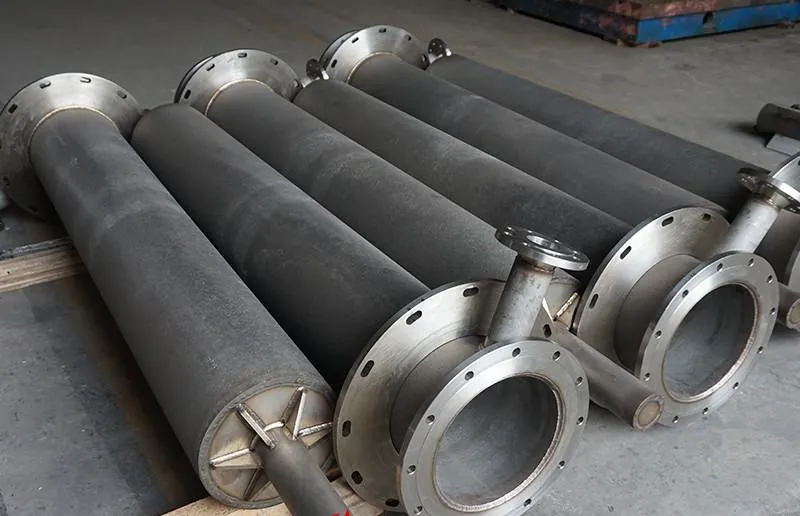Radiant tubes ready for dimensional and visual inspection